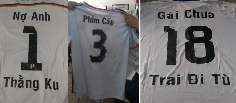 Tên áo bóng đá CHẤT - BỰA - ĐỘC- HAY - Ý NGHĨA ở Việt Nam 4