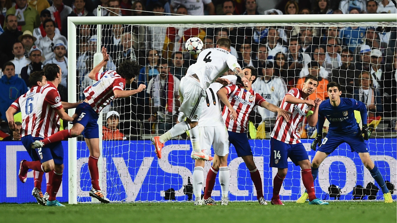 Sergio Ramos La Decima Goal vs Atletico Madrid (UCL Final 2014) 1080i - YouTube