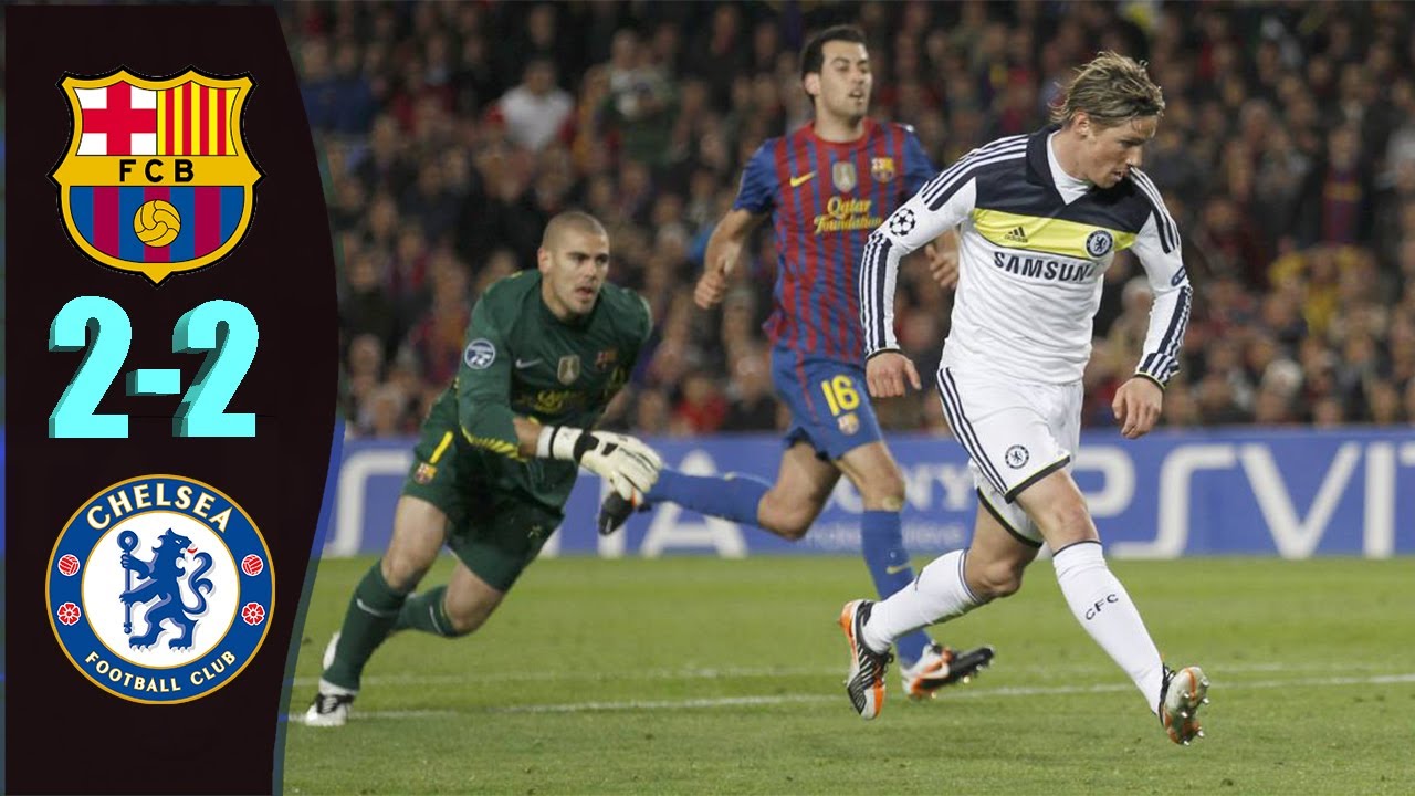 Barcelona vs Chelsea (2-2)(agg 2-3) | Fernando Torres | Last Minute Goal | UCL Semi-Finals - 2011/12 - YouTube